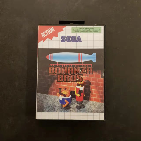 Bonanza Brothers Sega Master System