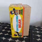 Vintage Coffee Loving Bear Battery Operated Toy from the 1950's