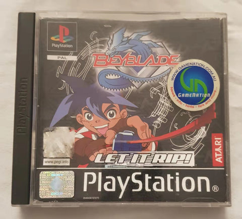 Sony PlayStation One BEYBLADE "Let It Rip" Game