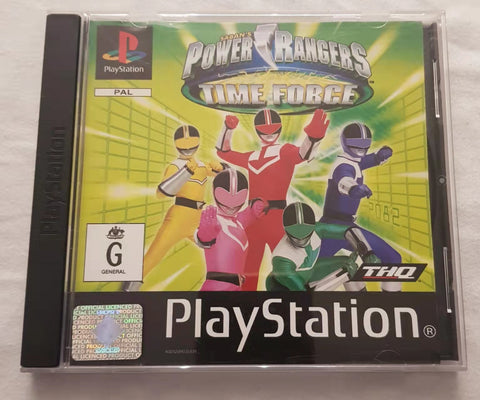 Sony PlayStation One Power Rangers "Time Force" Game