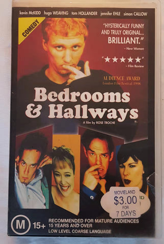 Ex-Rental VHS Bedroom & Hallways Comedy 15+ Tape