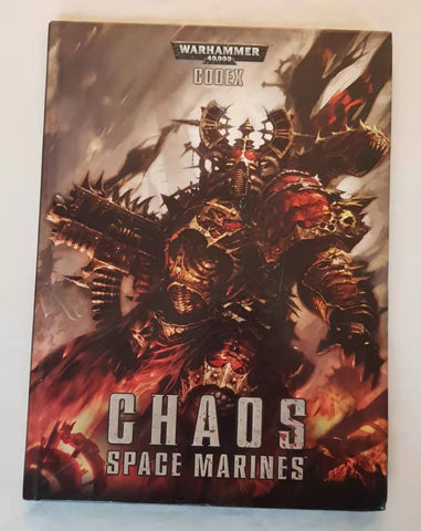 WARHAMMER 40,000 Codex Chaos Space Marines RPG Book Hardcover Games Workshop