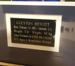 LLEYTON HEWITT Signed Frame in Excellent Condition with Certificate